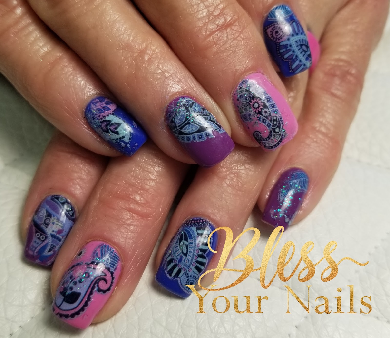 Bless Your Nails & Heart Welds nail photo 2